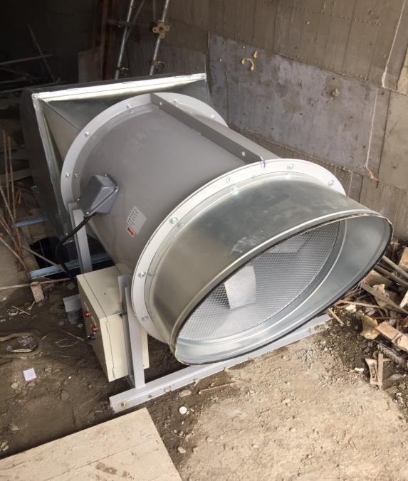 新北固定式風車組裝