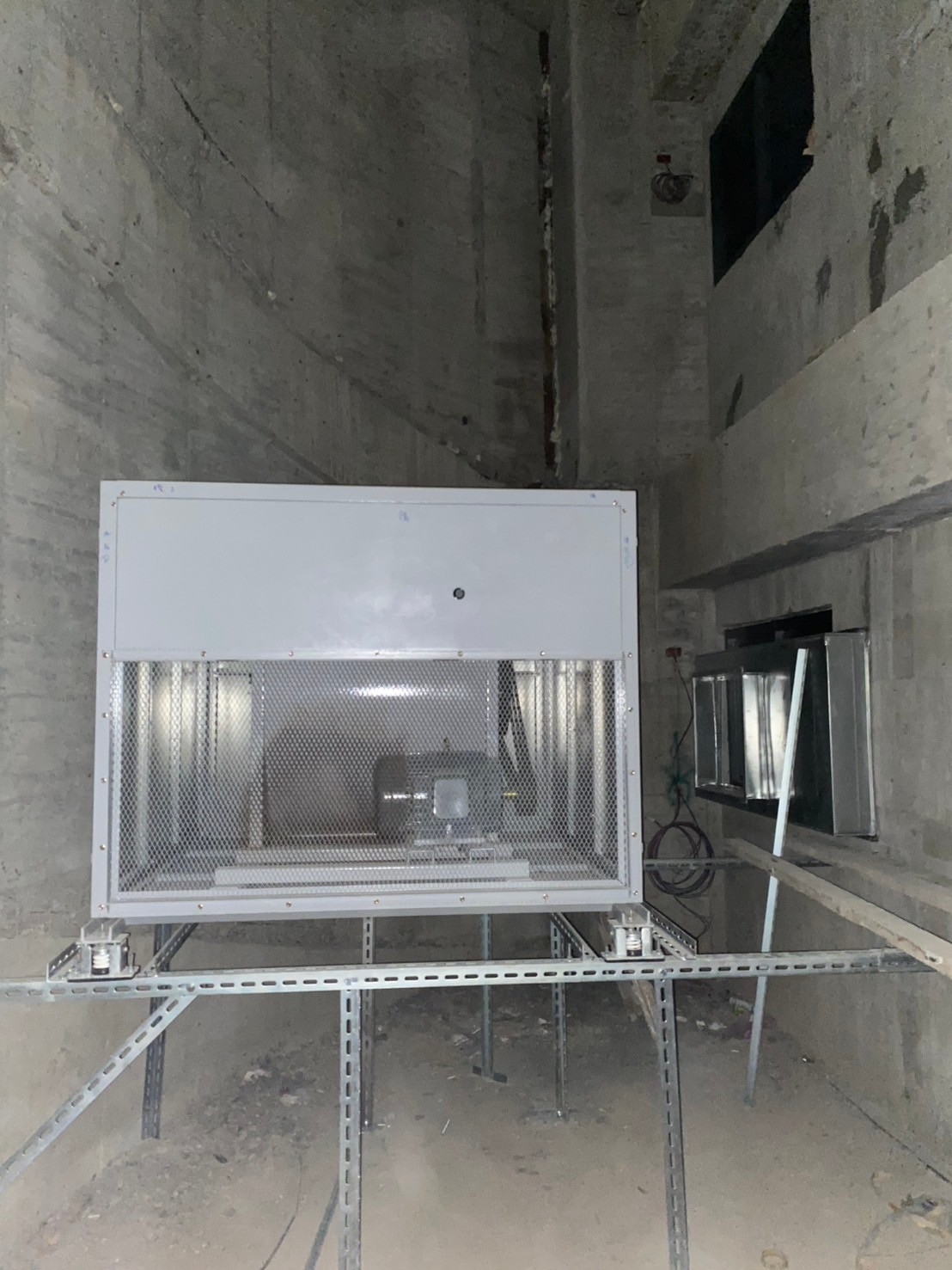 新北箱型風機按裝