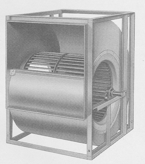 前傾雙吸式風機